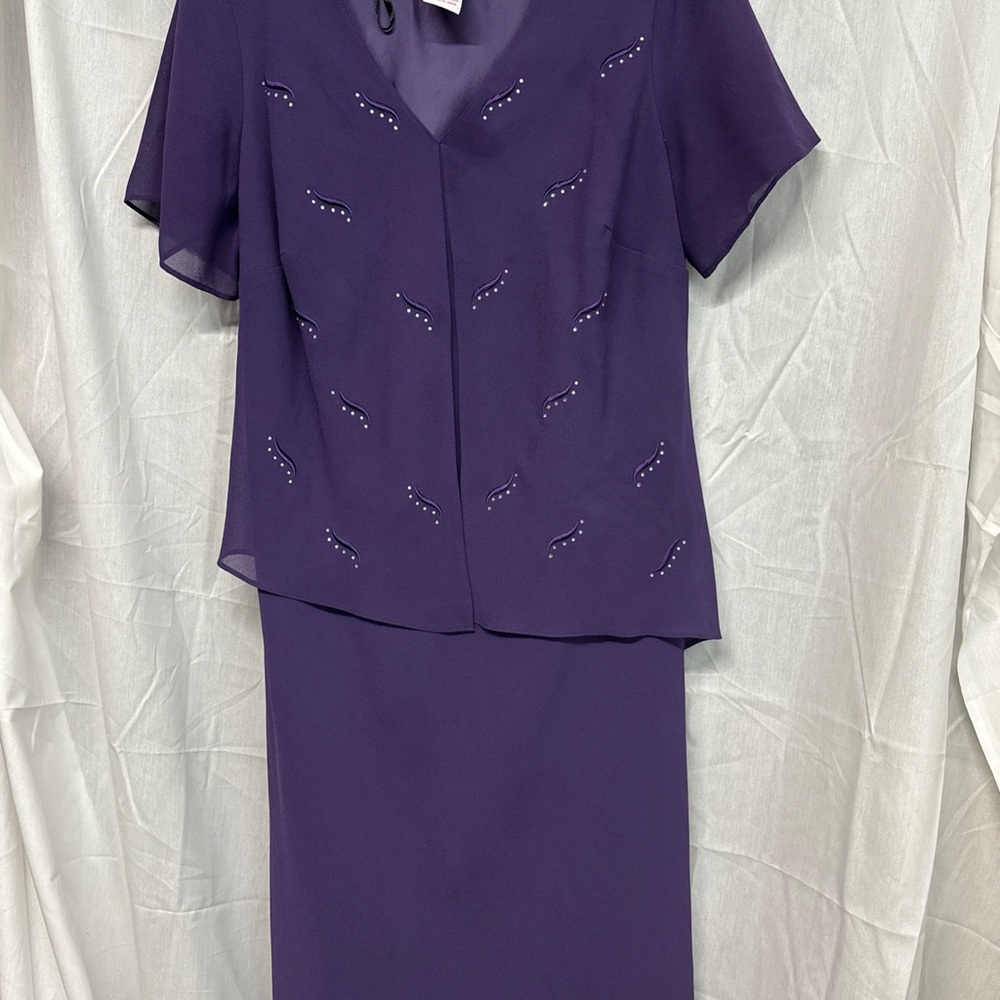 R&K Purple Maxi Dress